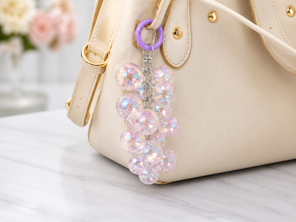 Fashion Grape Pendant Keychain