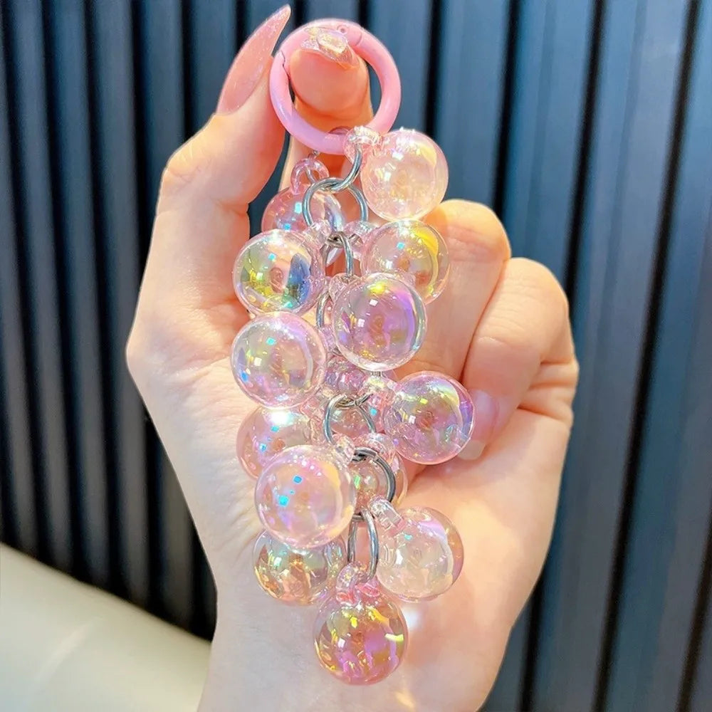 Fashion Grape Pendant Keychain