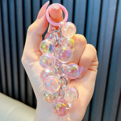 Fashion Grape Pendant Keychain