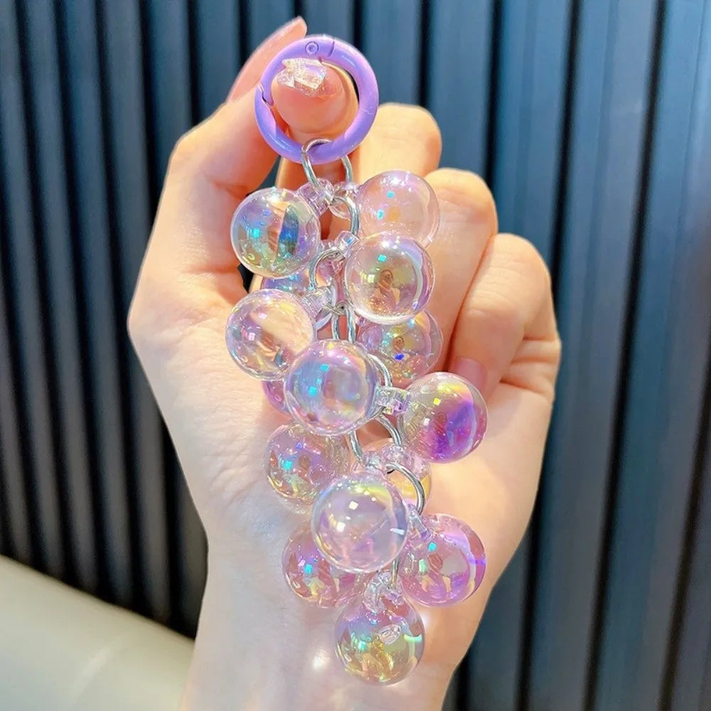 Fashion Grape Pendant Keychain
