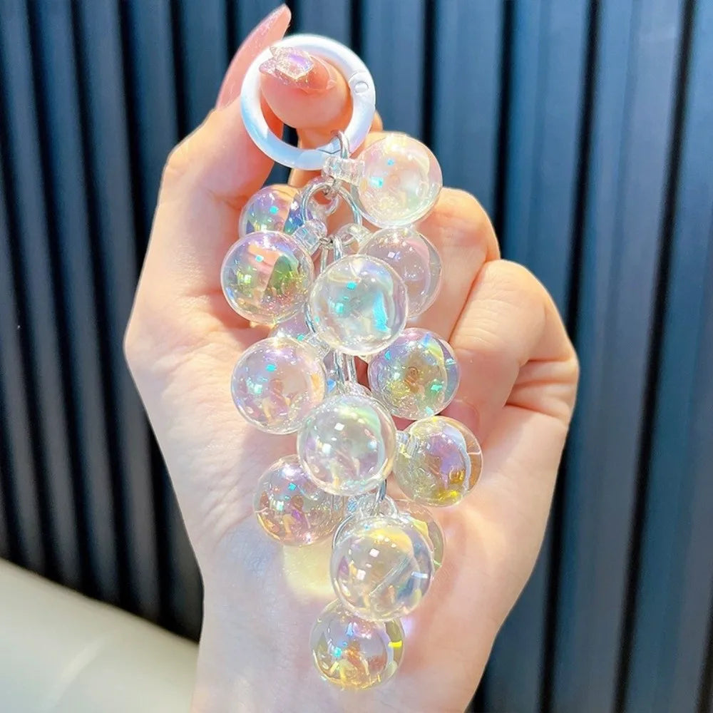 Fashion Grape Pendant Keychain